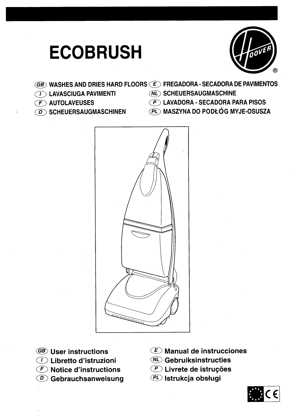 HOOVER ECOBRUSH User Manual