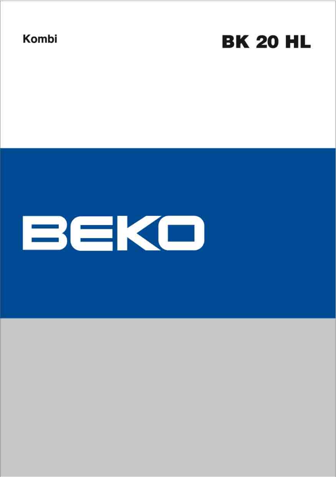 Beko BK 20 HL User Manual