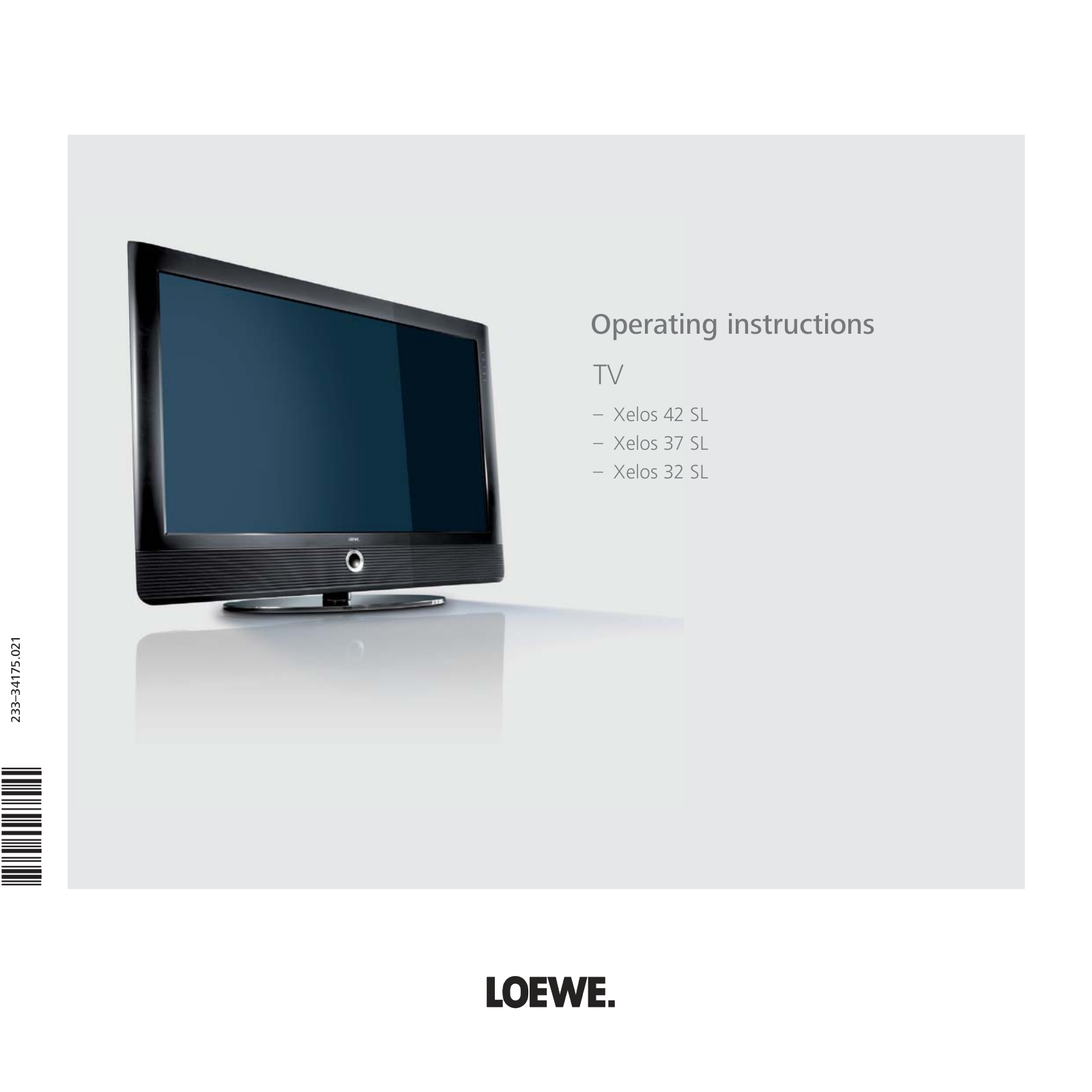 Loewe Xelos 37 SL User Manual