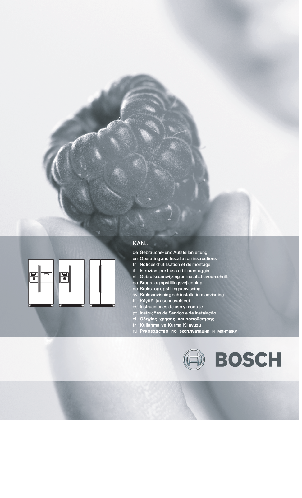 Bosch KAN 58 A 45 User Manual