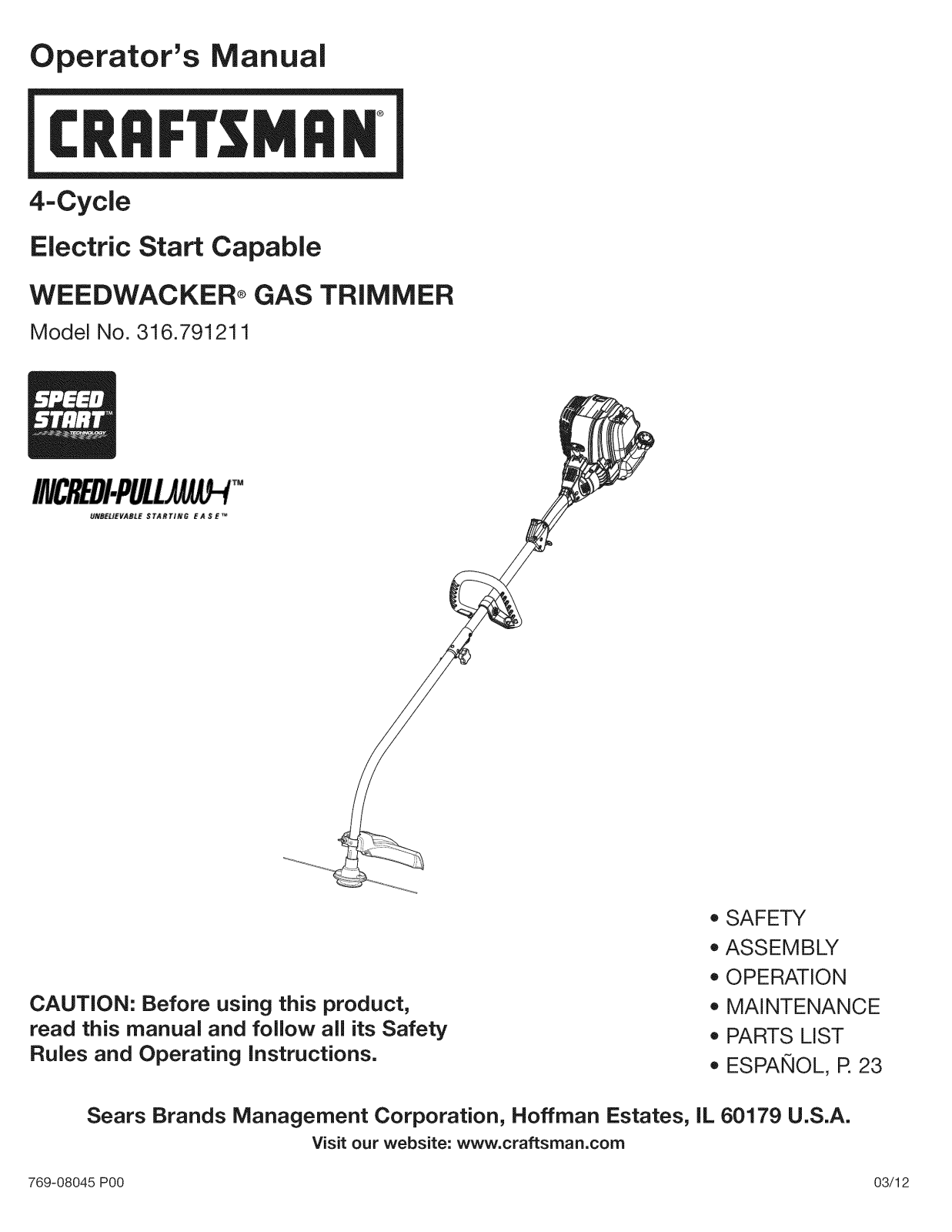 MTD 41BD537C799 Owner’s Manual