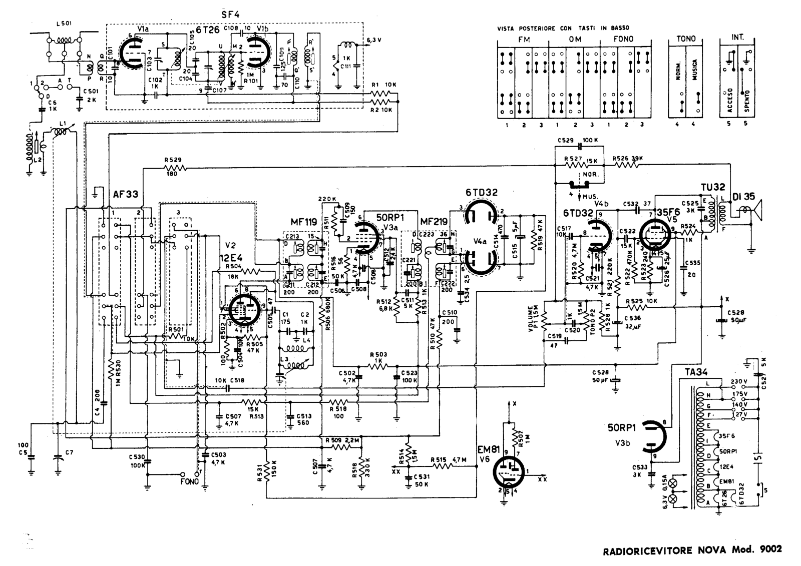 Nova 9002 schematic