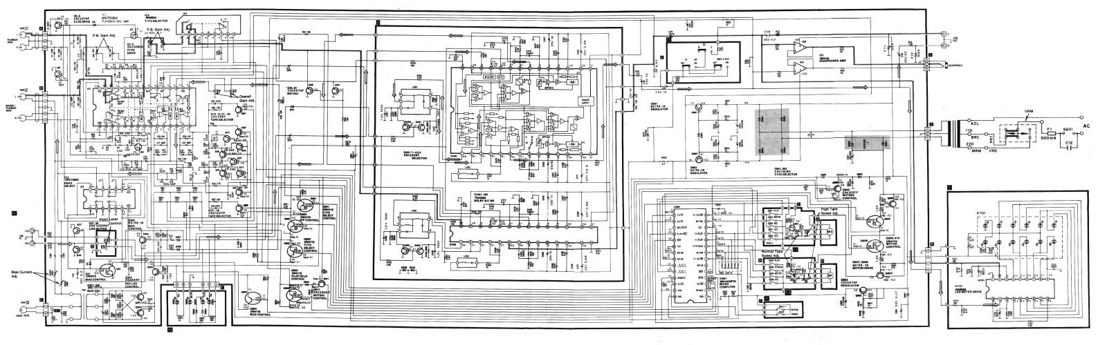 Technics RS-T20 Schematic