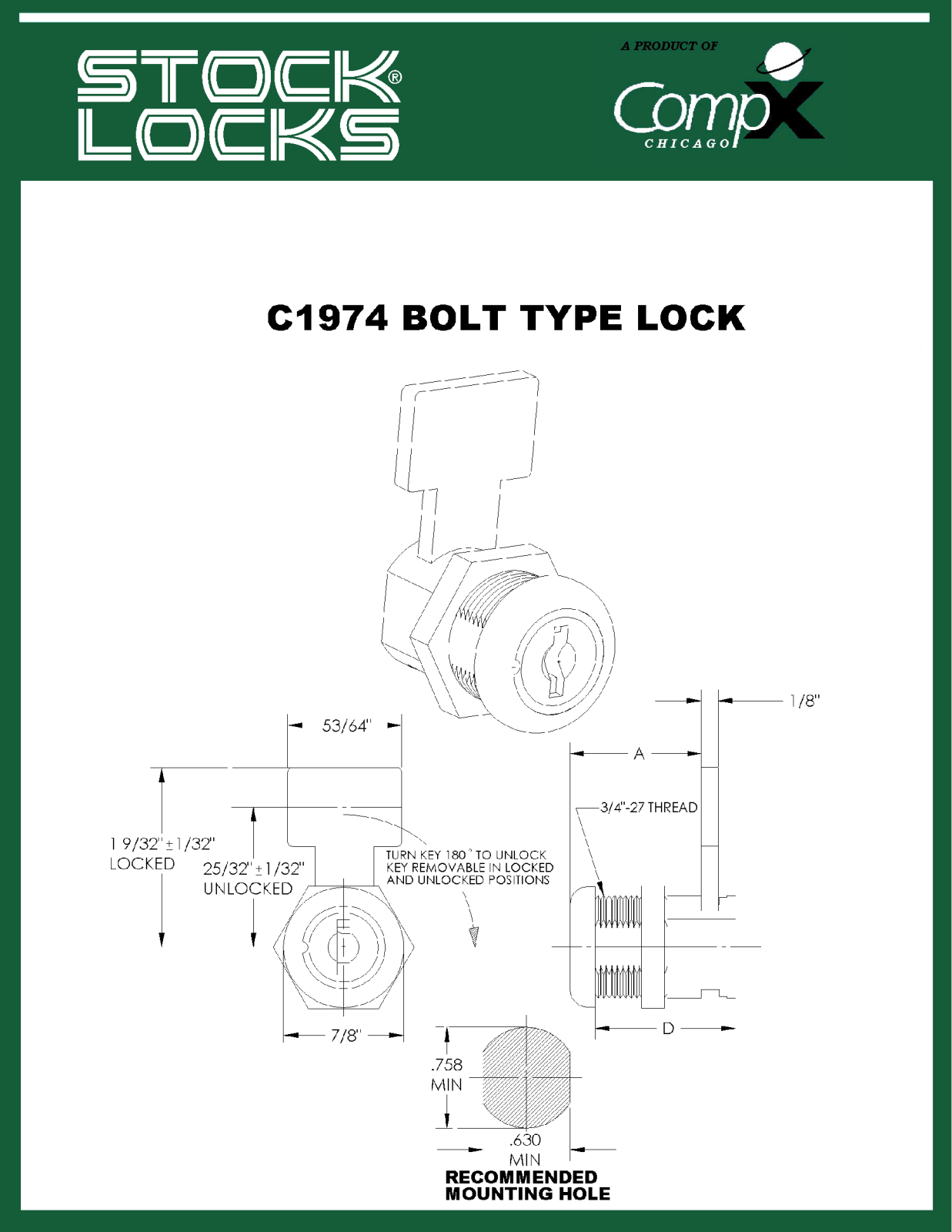 Compx C1974 User Manual