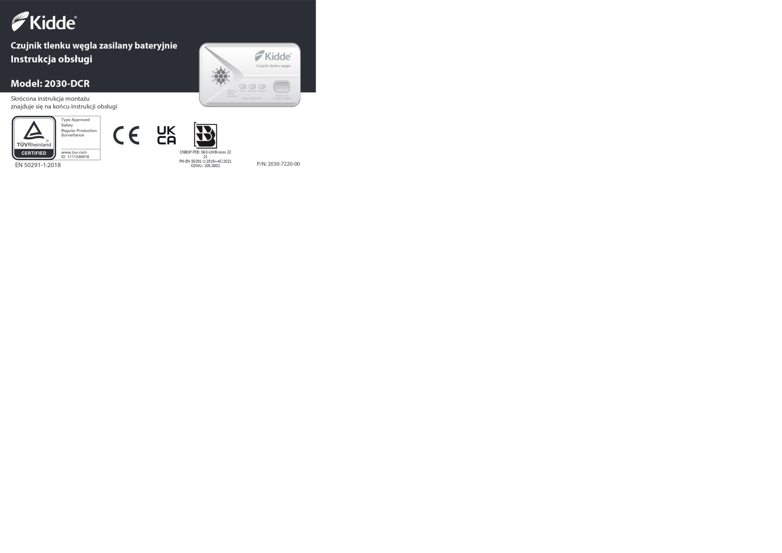 KIDDE 2030-DCR User guide - ManualMachine.com