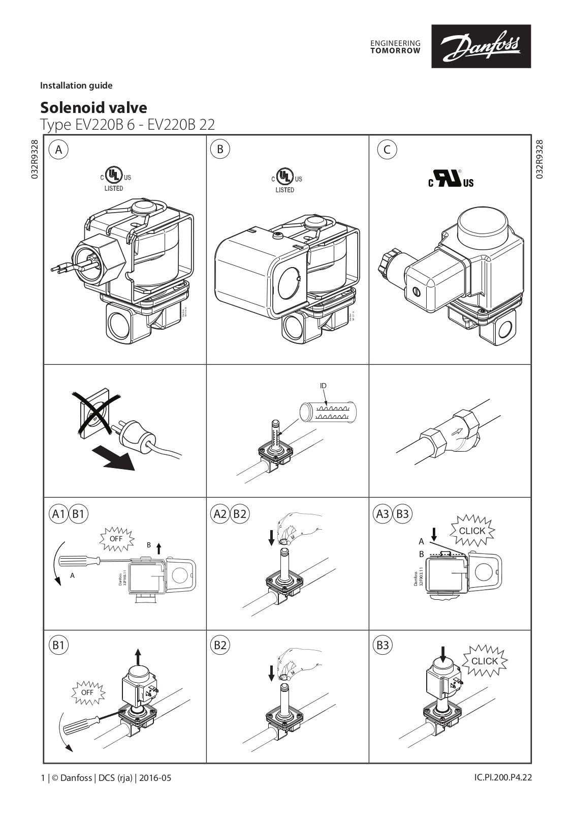 Danfoss Electronics M12 cable Installation Guide