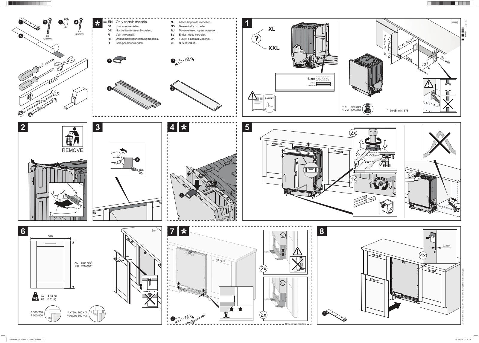 Asko DFI655G User Manual