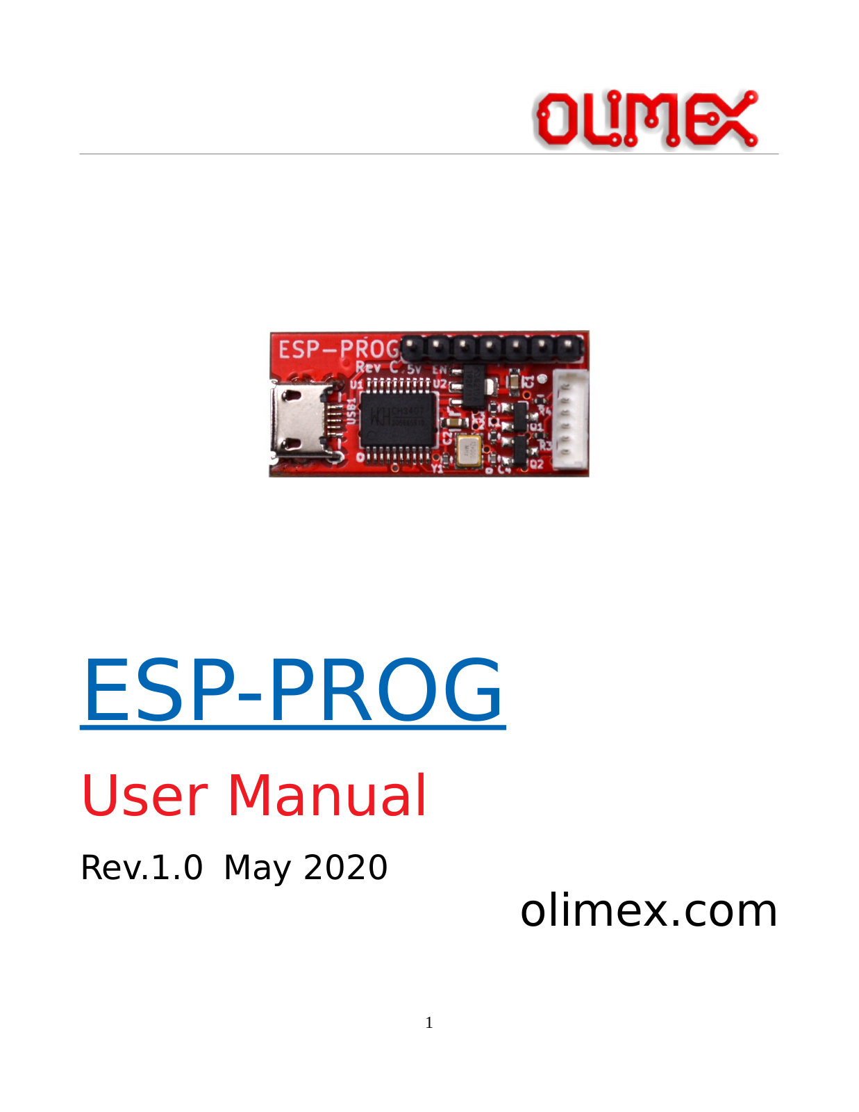 Olimex ESP-PROG-C User guide - ManualMachine.com