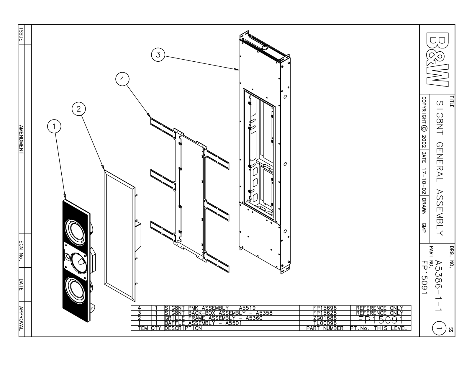 Bowers and Wilkins Signature 8-NT Service manual