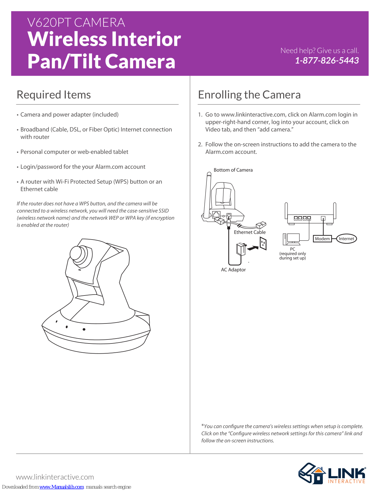 Link V620PT Instruction Manual