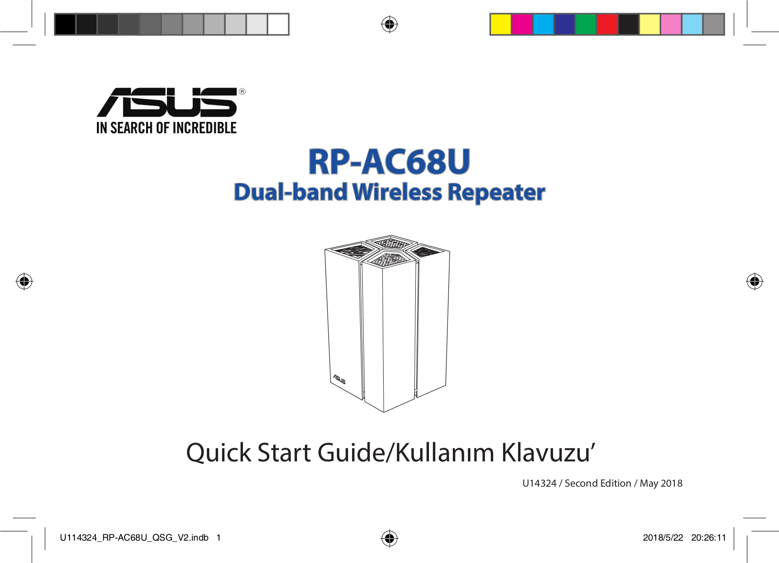 Asus RP-AC68U Quick Installation Guide