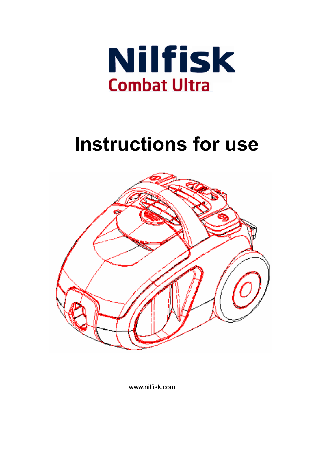 Nilfisk COMBAT ULTRA Instructions for use