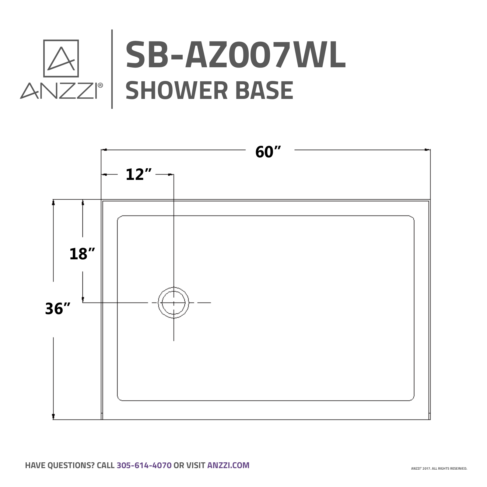 ANZZI ANZI1905 Dimensions - ManualMachine.com