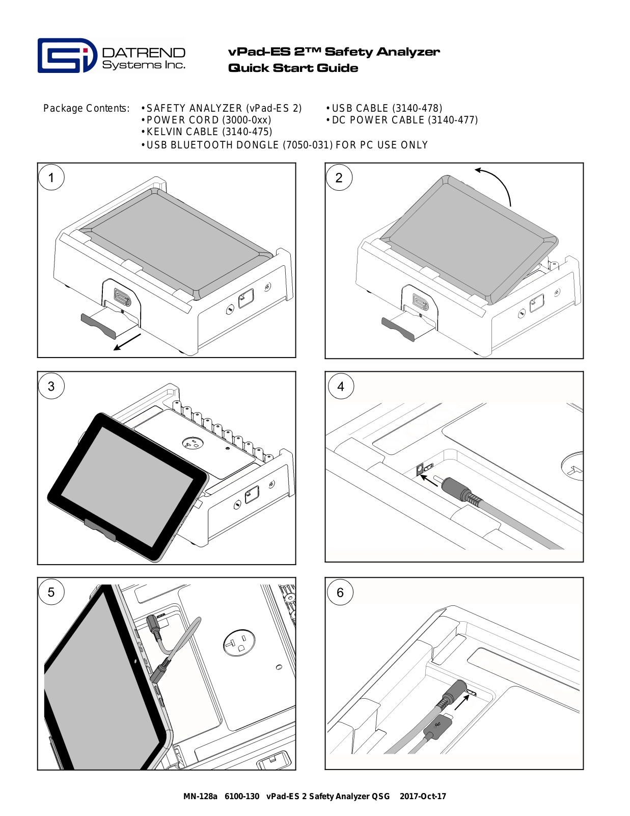 DATREND Systems vPad-ES 2, Vision Pad Quick Start Manual