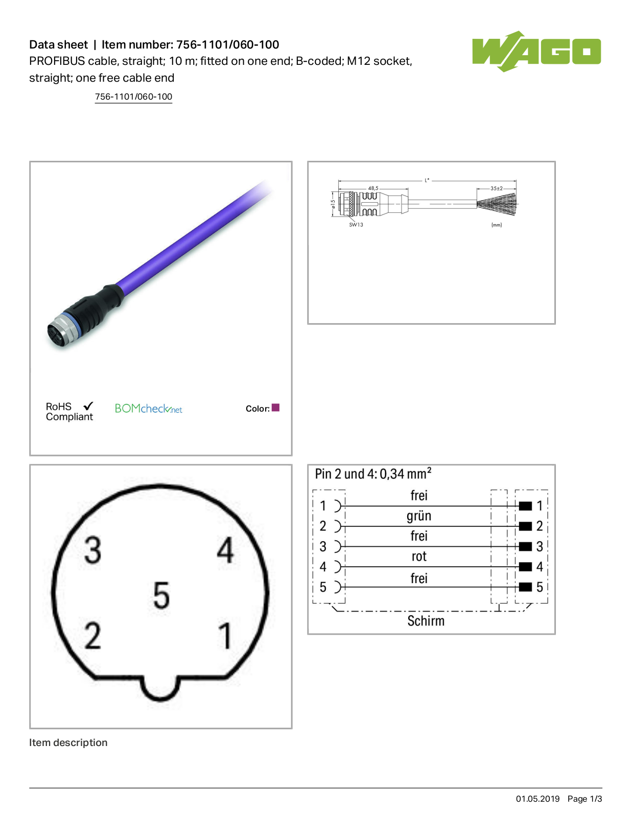 Wago 756-1101/060-100 Data Sheet