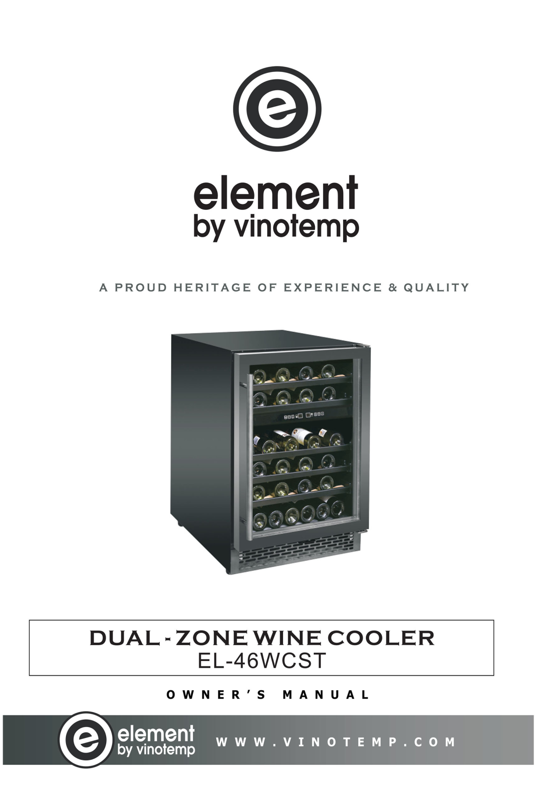 Element by Vinotemp EL46WCST User Manual