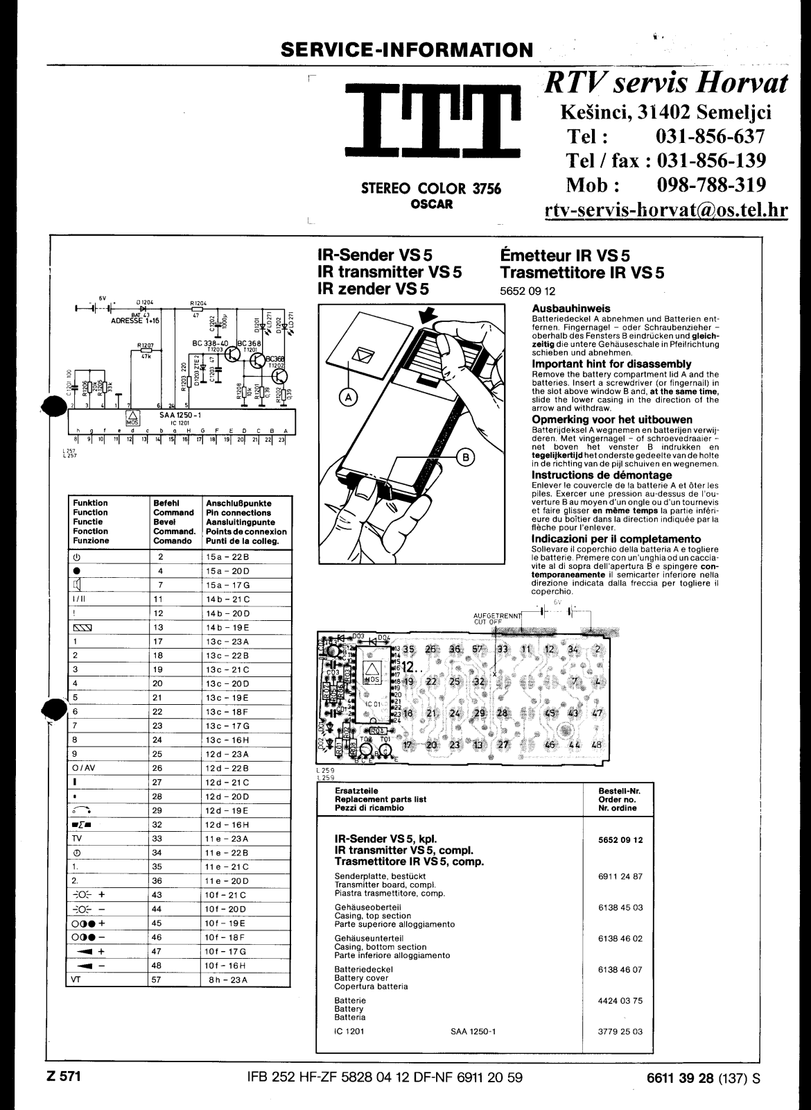 ITT 3756 Schematic