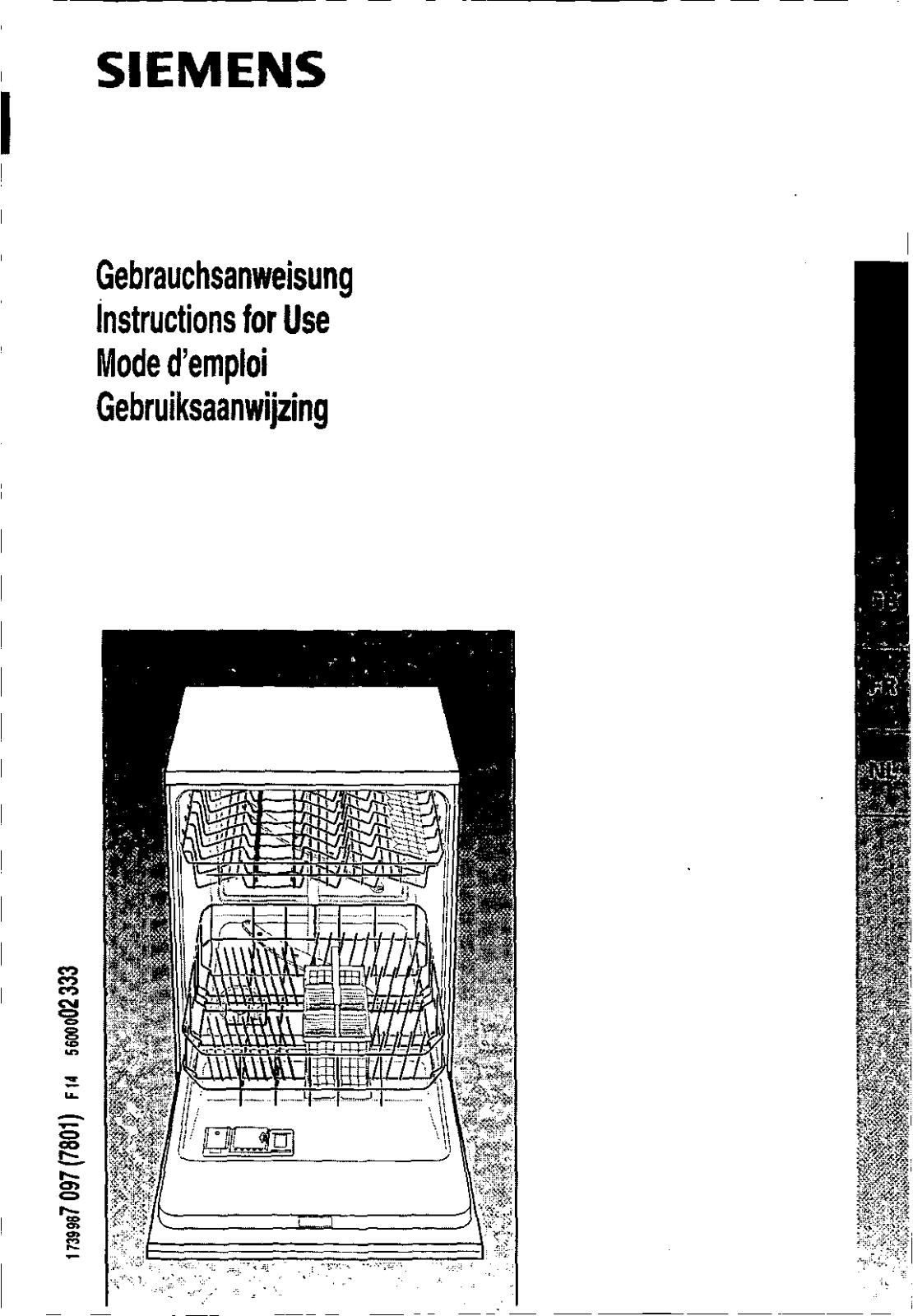 Siemens SE24630EU Operating Instructions