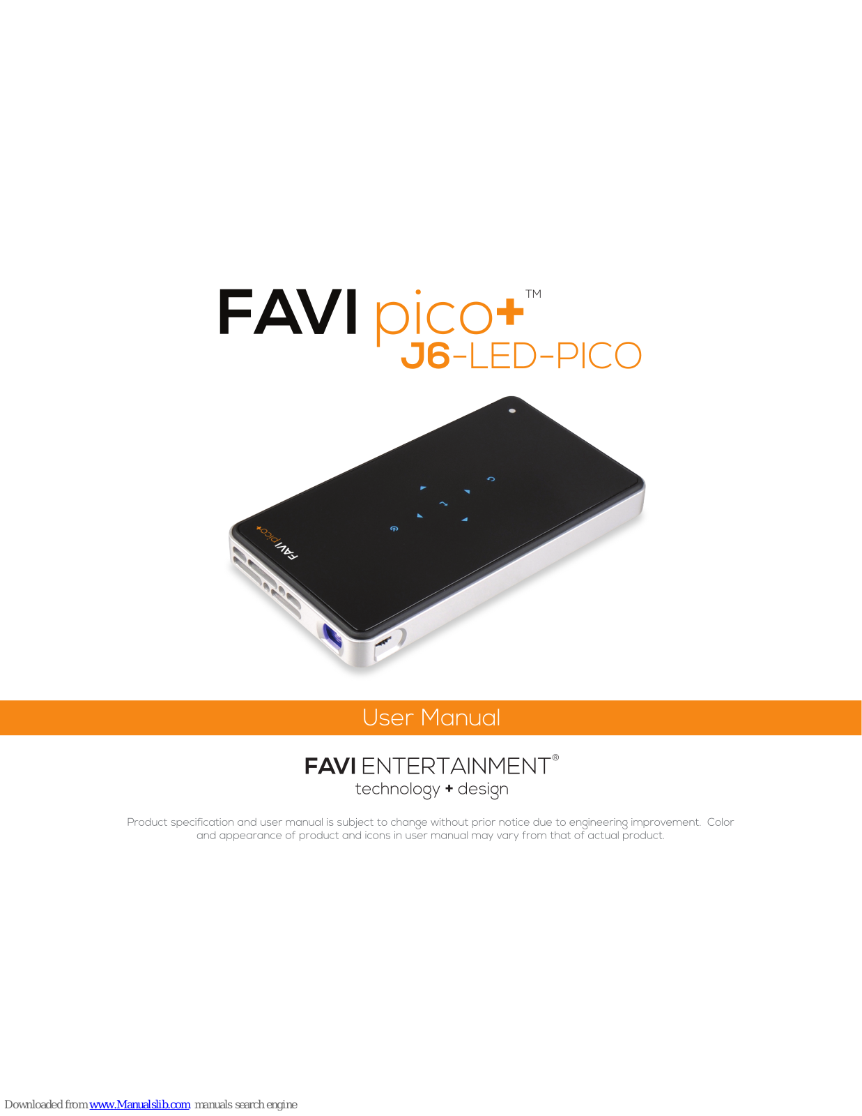 FAVI Pico+ J6-LED-PICO User Manual