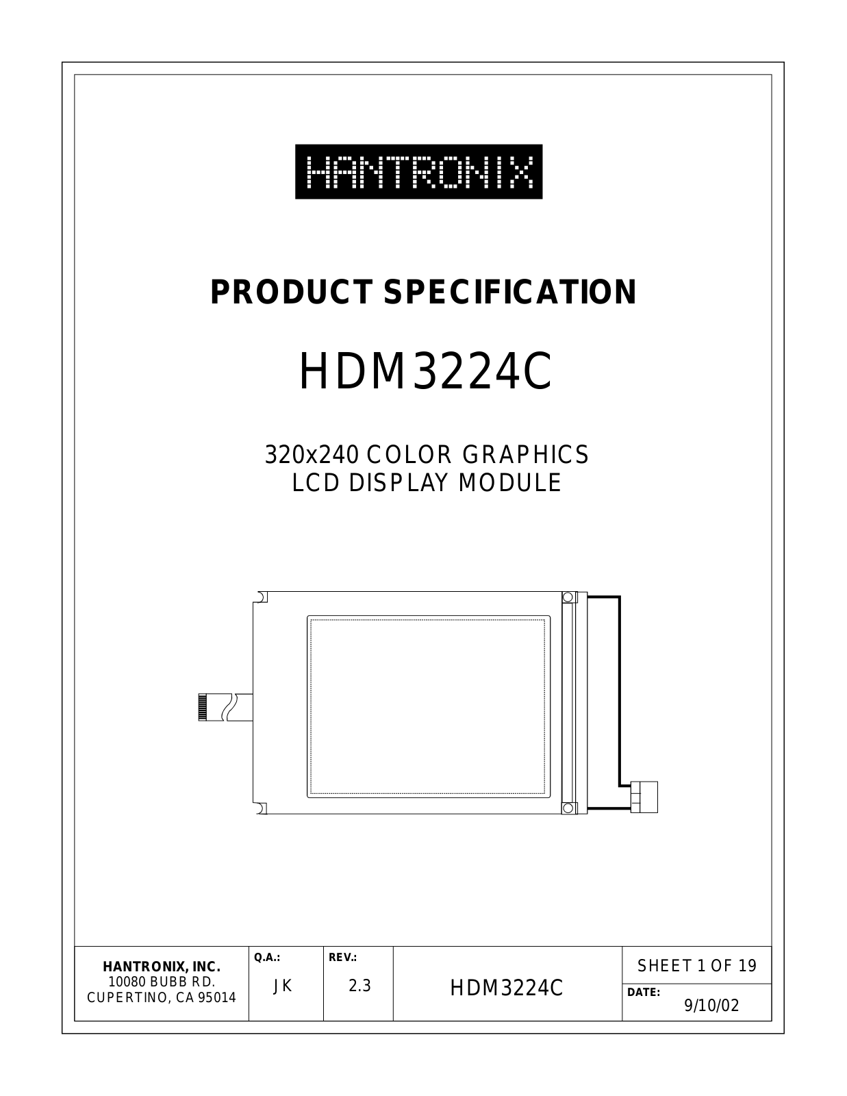 HANTRONIX HDM3224-C Datasheet