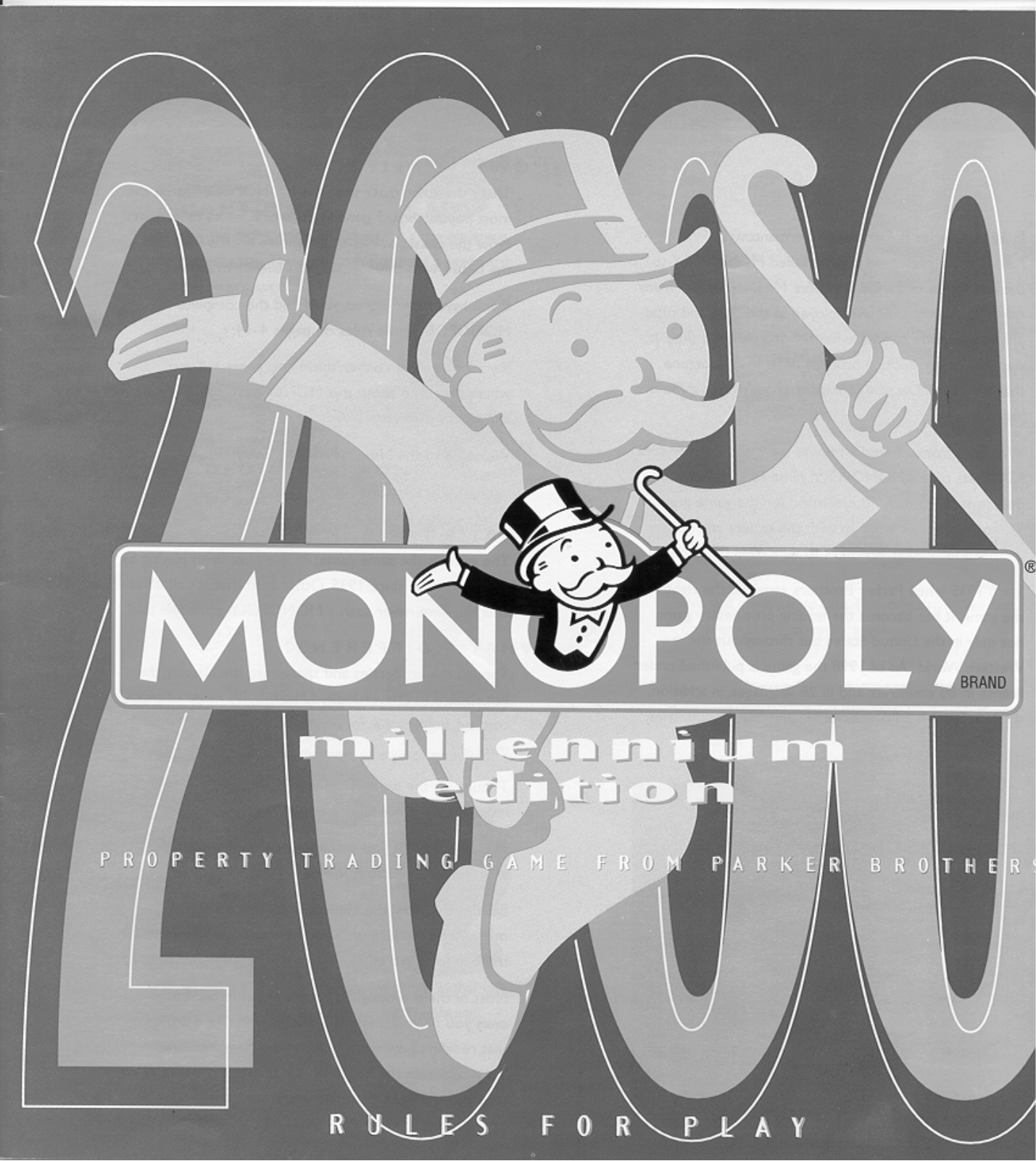 HASBRO Monopoly Millennium Edition User Manual