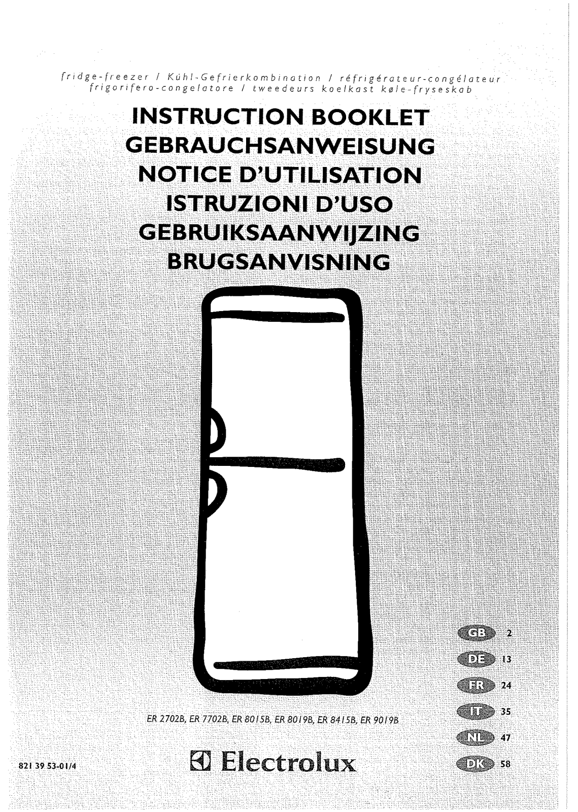 AEG ER8019B User Manual