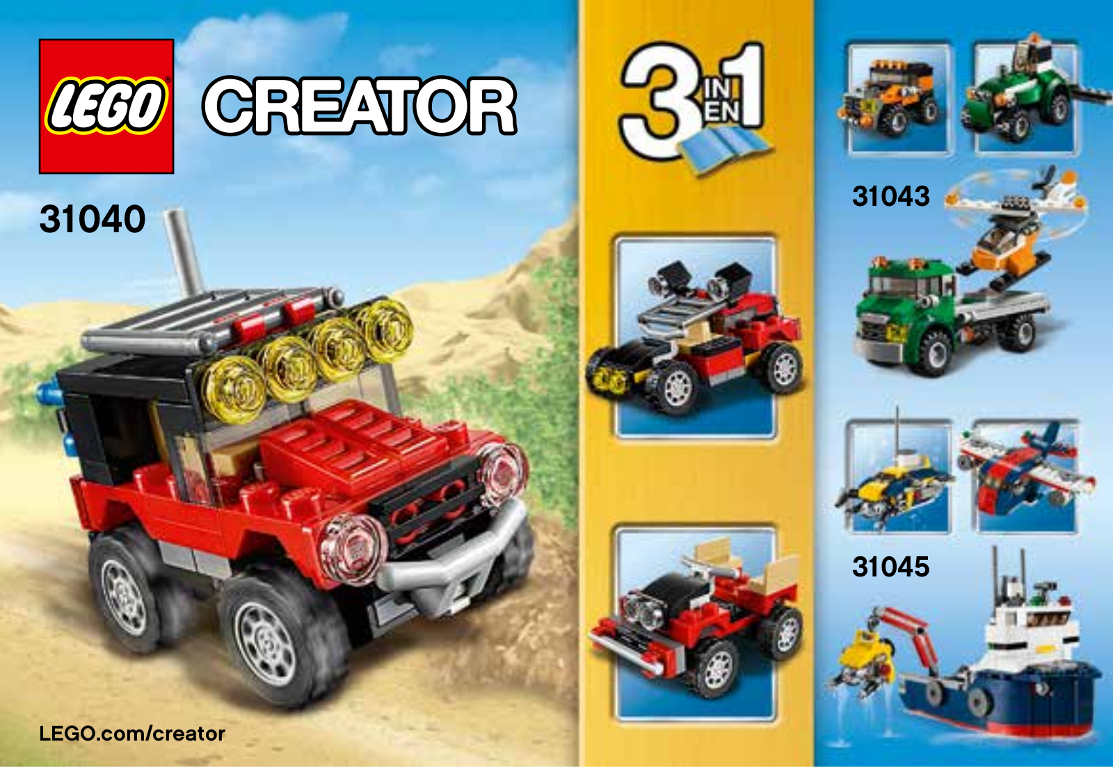 LEGO 31040 Instructions