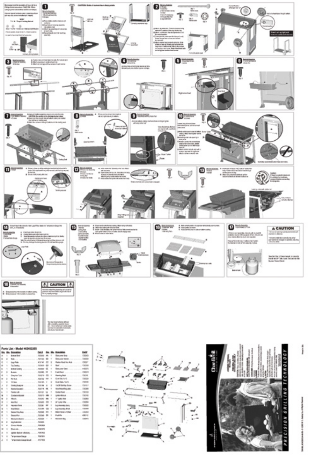 Charbroil 463452205 Owner's Manual