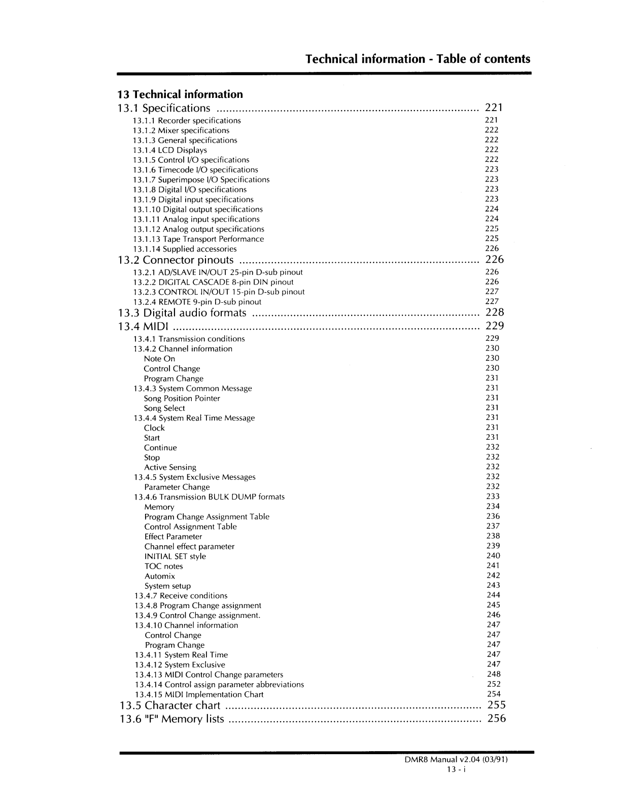 Yamaha DMR8 Owner's Manual