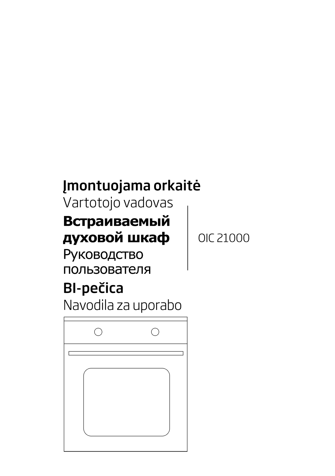 Beko OIC21000 User manual