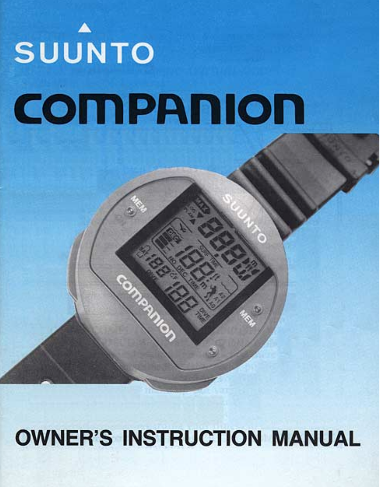 Suunto Companion Instruction Manual