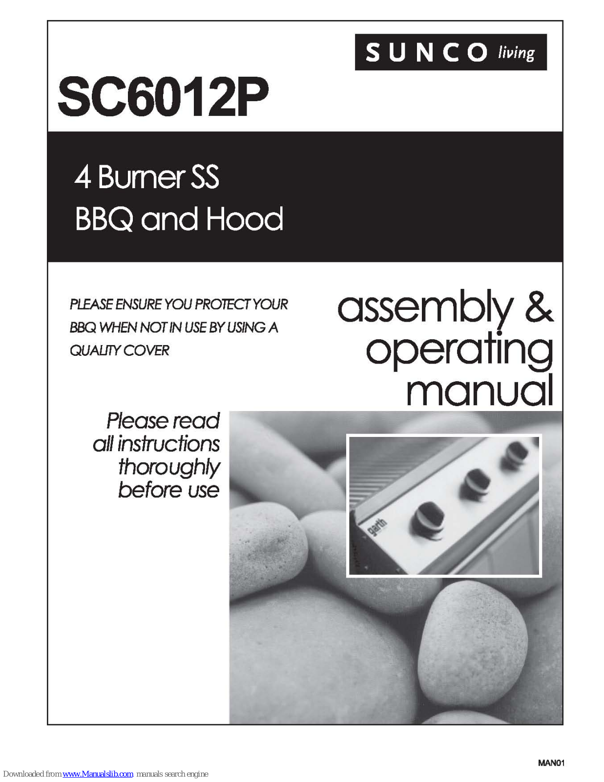 Sunco SC6012P Assembly & Operating Manual