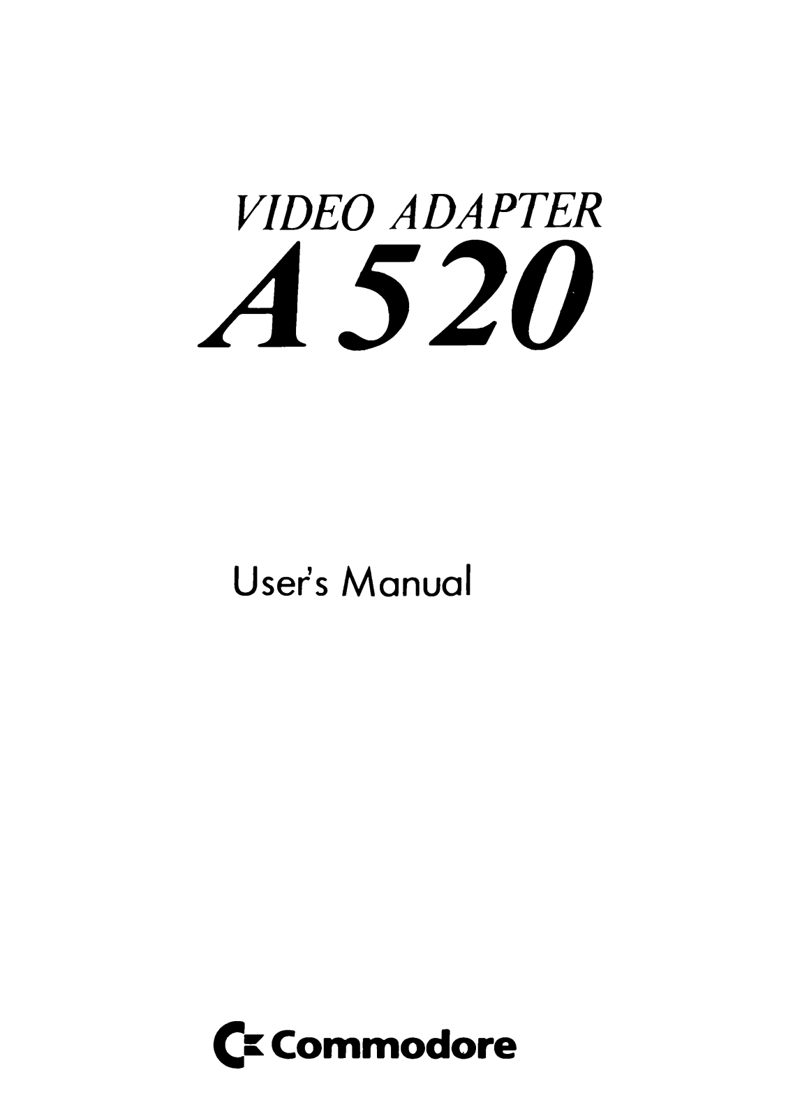 Amiga 520 a - ManualMachine.com