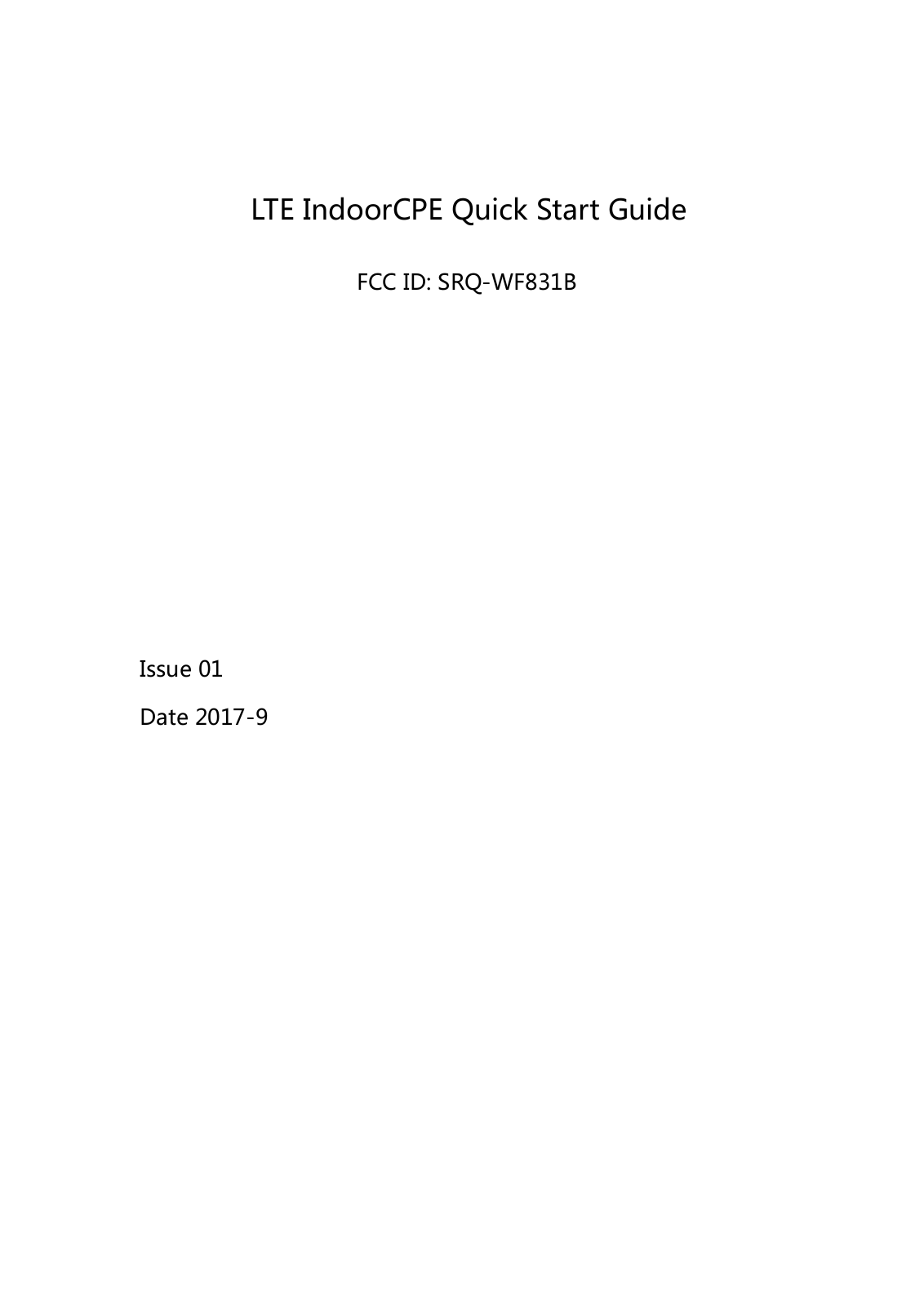 ZTE WF831B User Manual