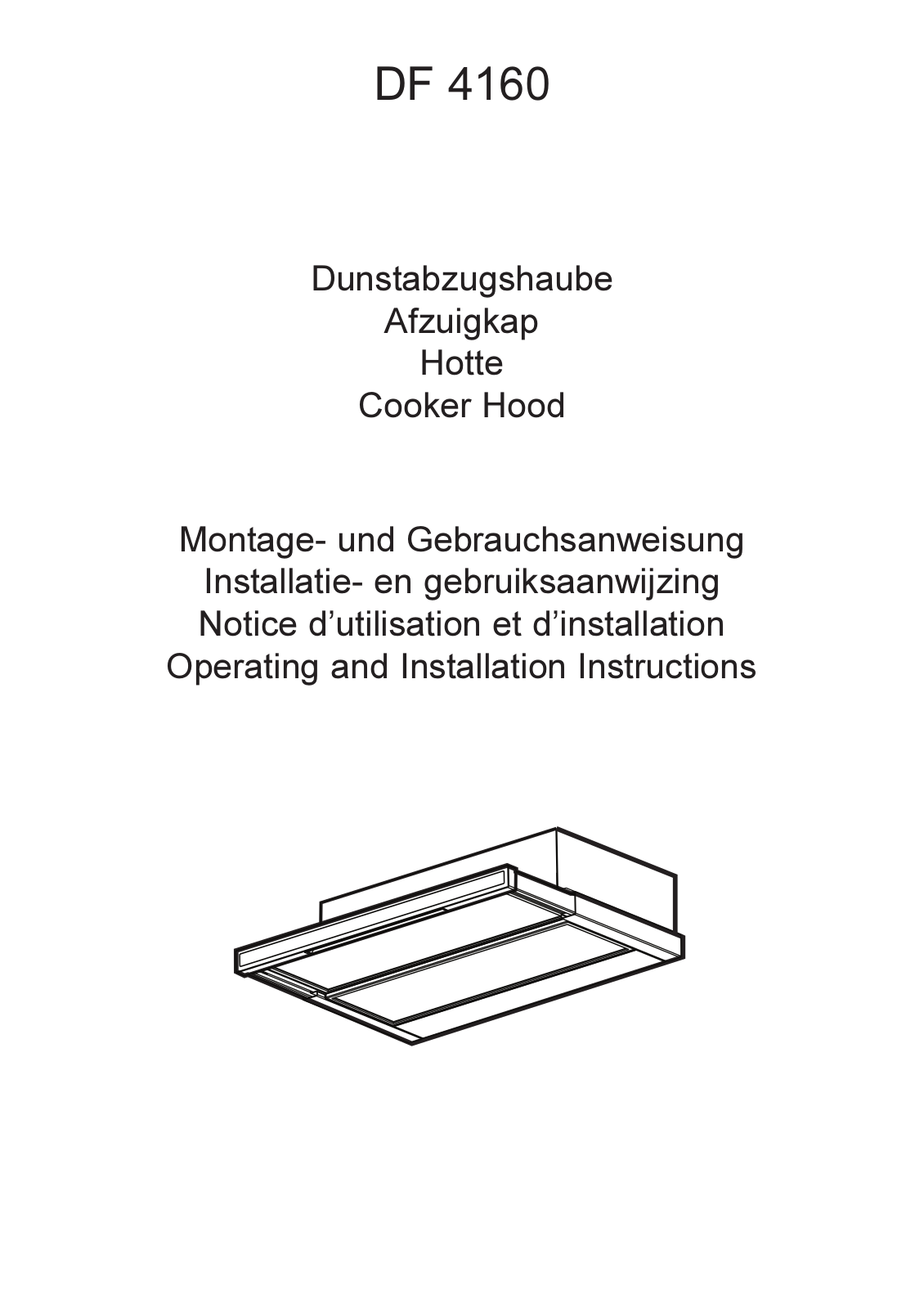 ELECTROLUX DF 4160 User Manual