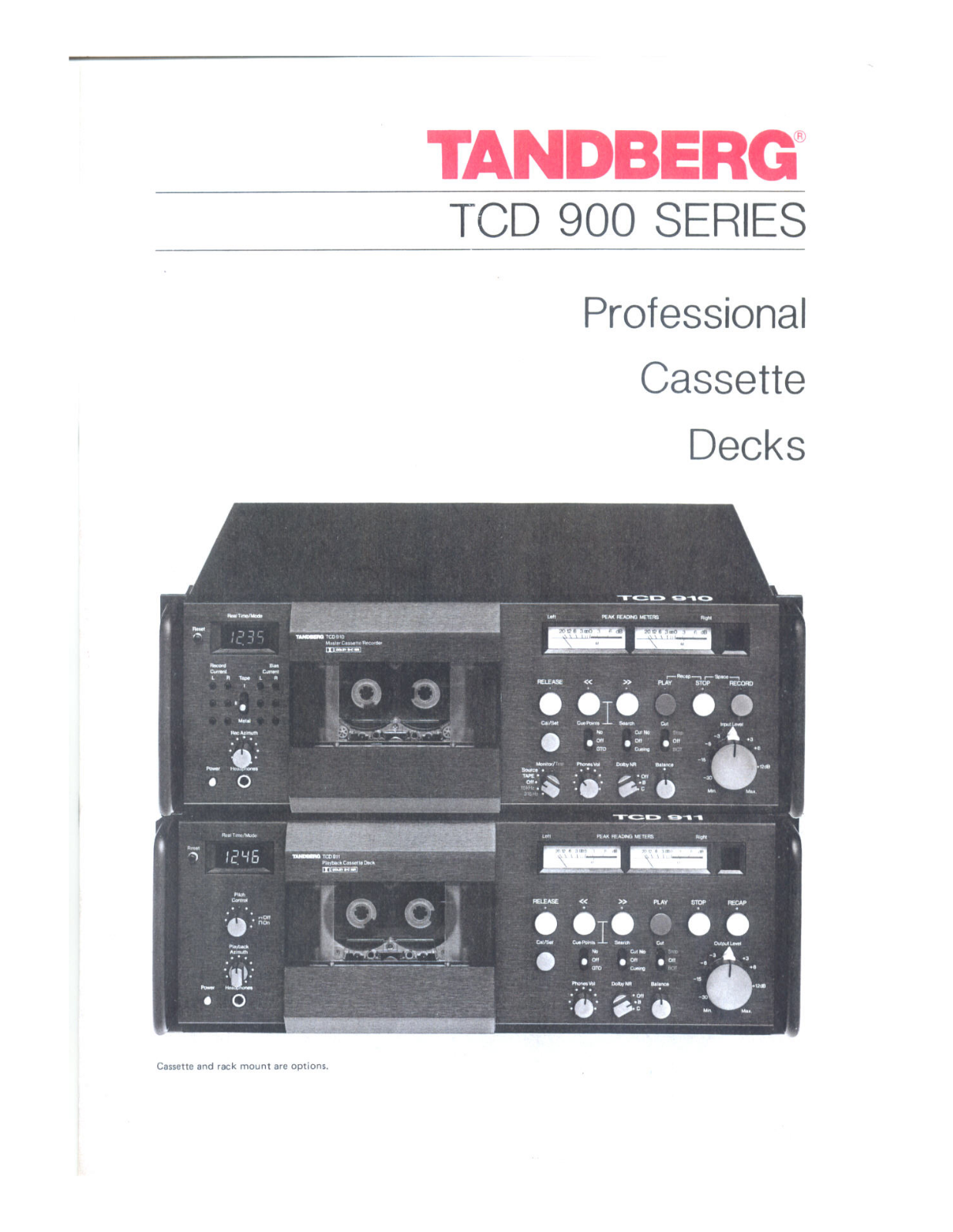 Tandberg TCD-911 Brochure