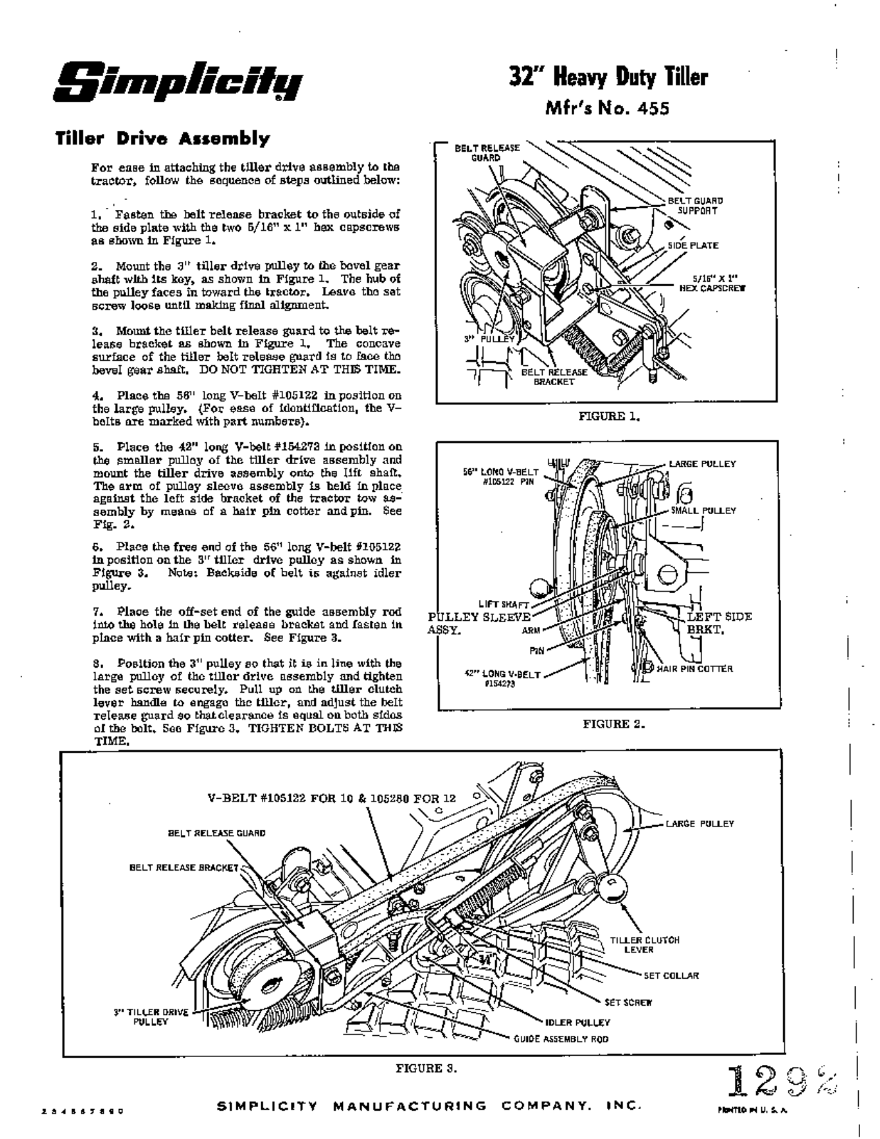 Snapper 455 User Manual