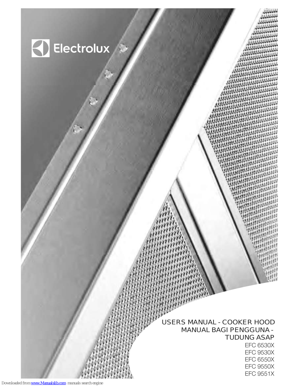 Electrolux EFC 9530X, EFC 9551X, EFC 6530X, EFC 6550X, EFC 9550X User Manual