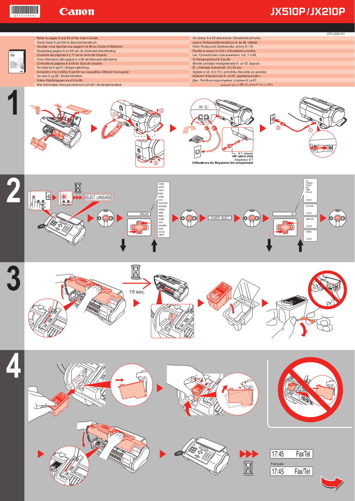 Canon JX510P, JX210P Instruction Manual