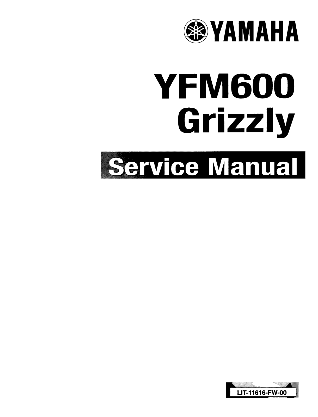 Yamaha YFM600 user guide