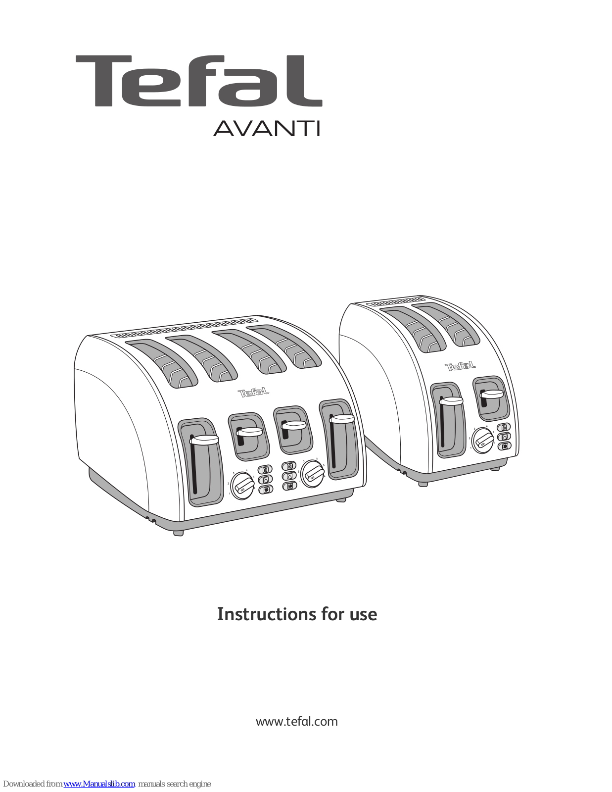 TEFAL TT562E Instructions For Use Manual