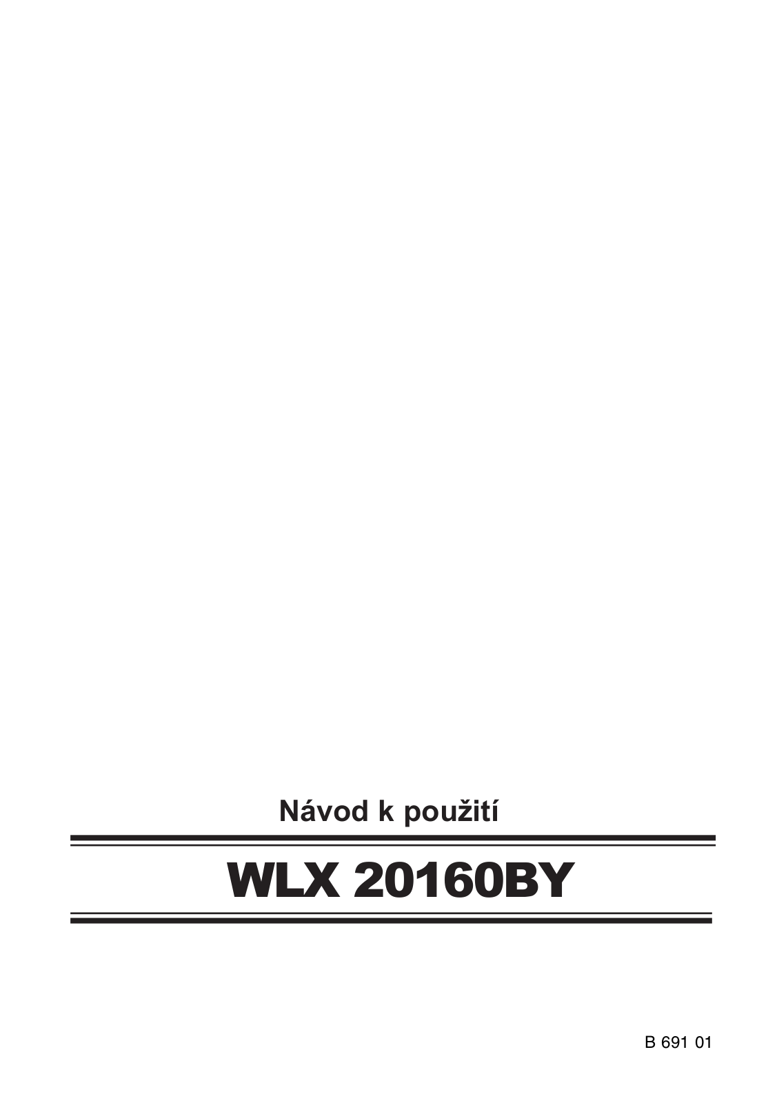 Bosch WLX 20160BY User Manual