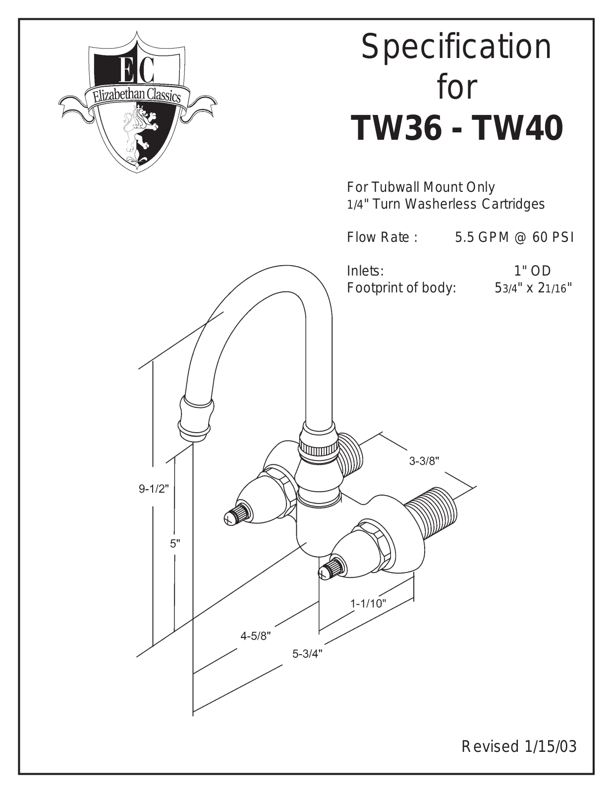 Factory Direct Hardware ECTW37 User Manual