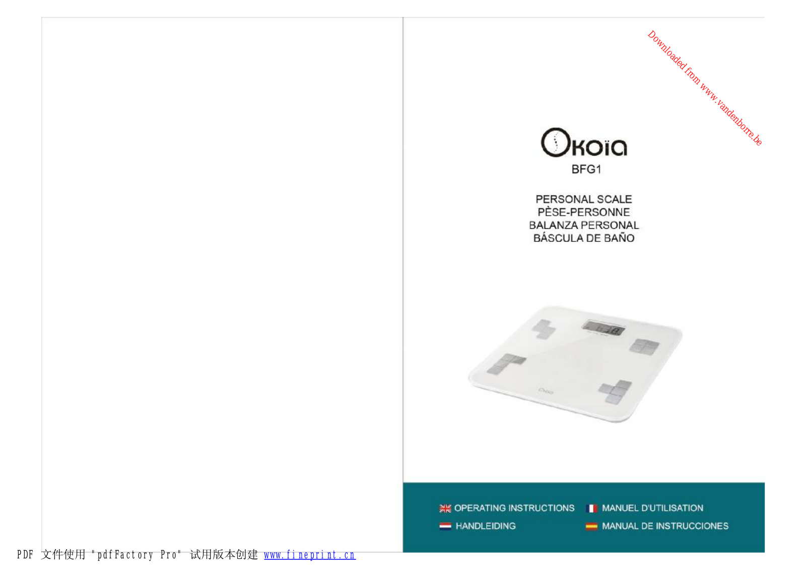 OKOIA BFG1 User Manual