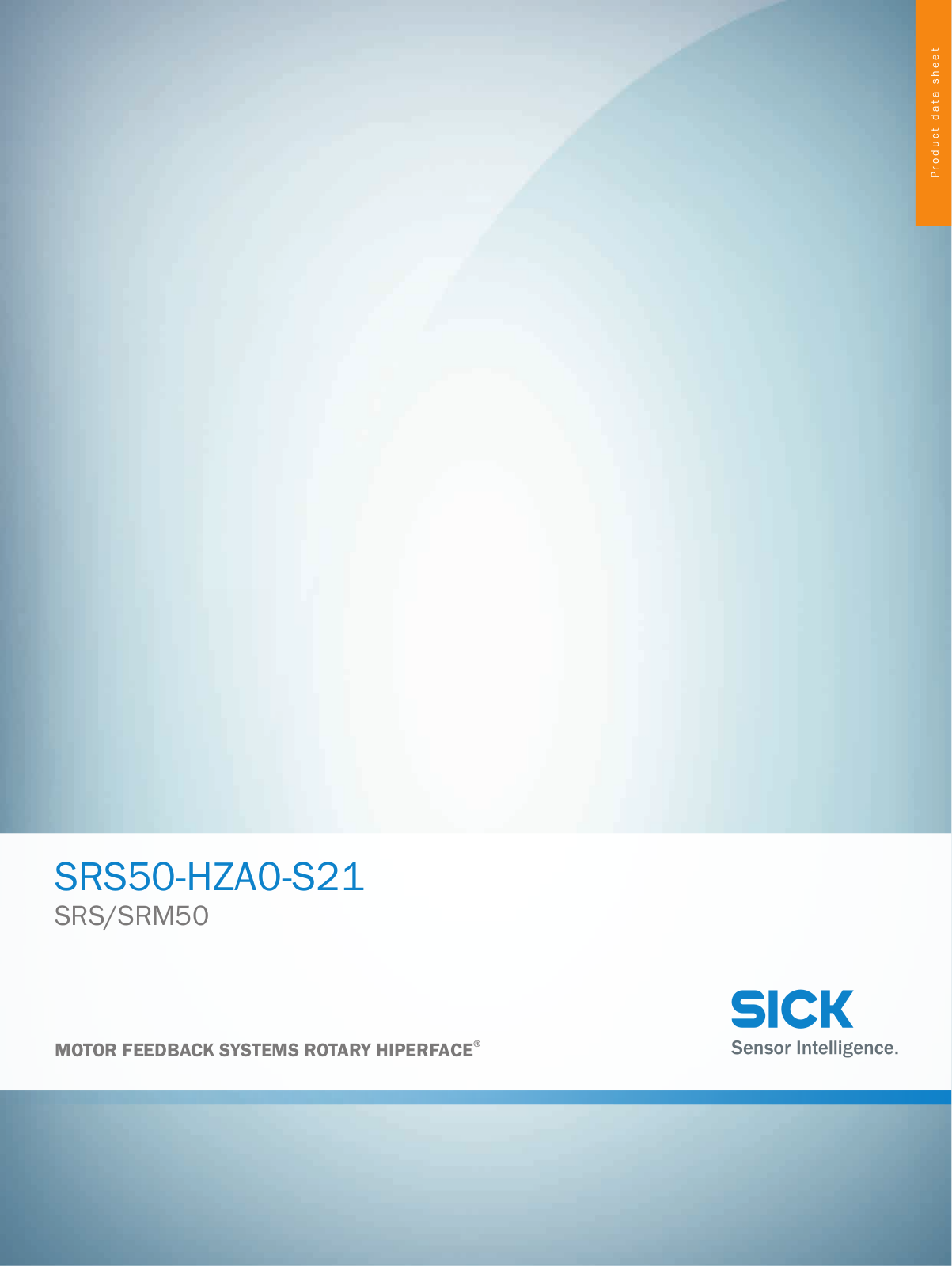 Sick SRS50-HZA0-S21 Data Sheet