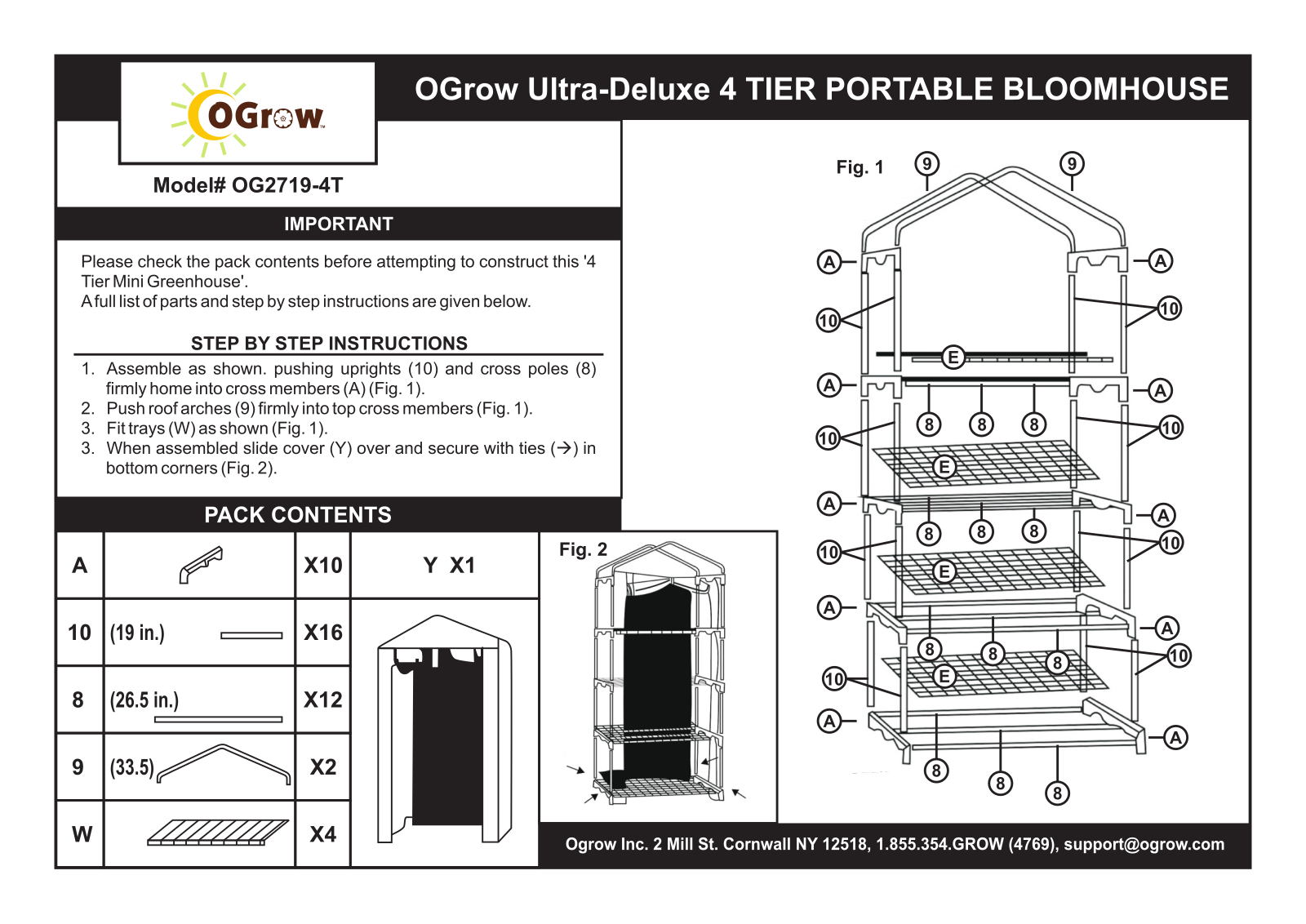 OGrow GROW1002 Specifications - ManualMachine.com