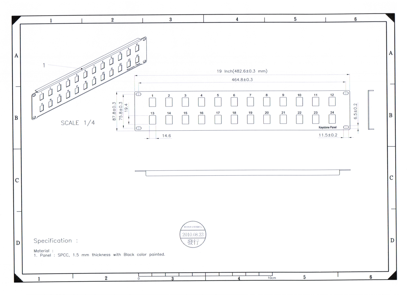 Intellinet I-KS PP-24-BK Drawing - ManualMachine.com
