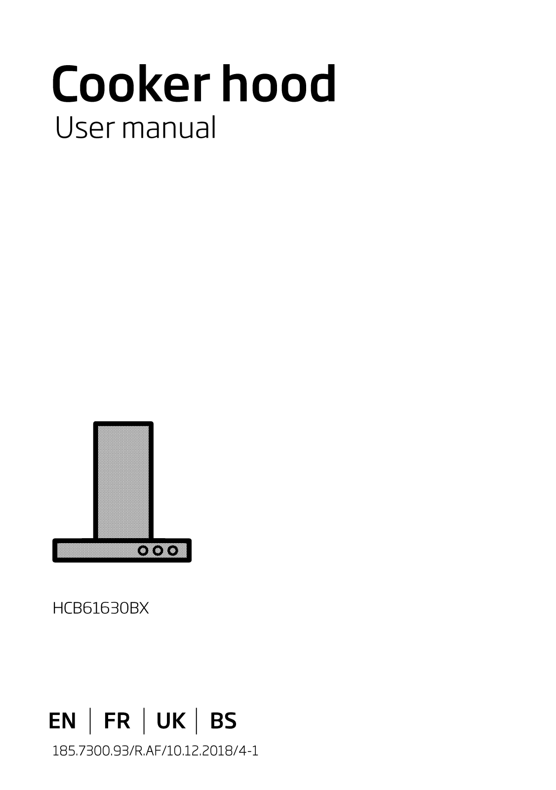 Beko HCB61630BX User manual