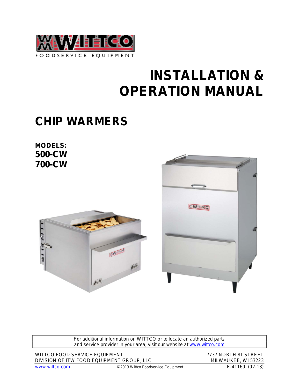 Wittco 700-CW User Manual