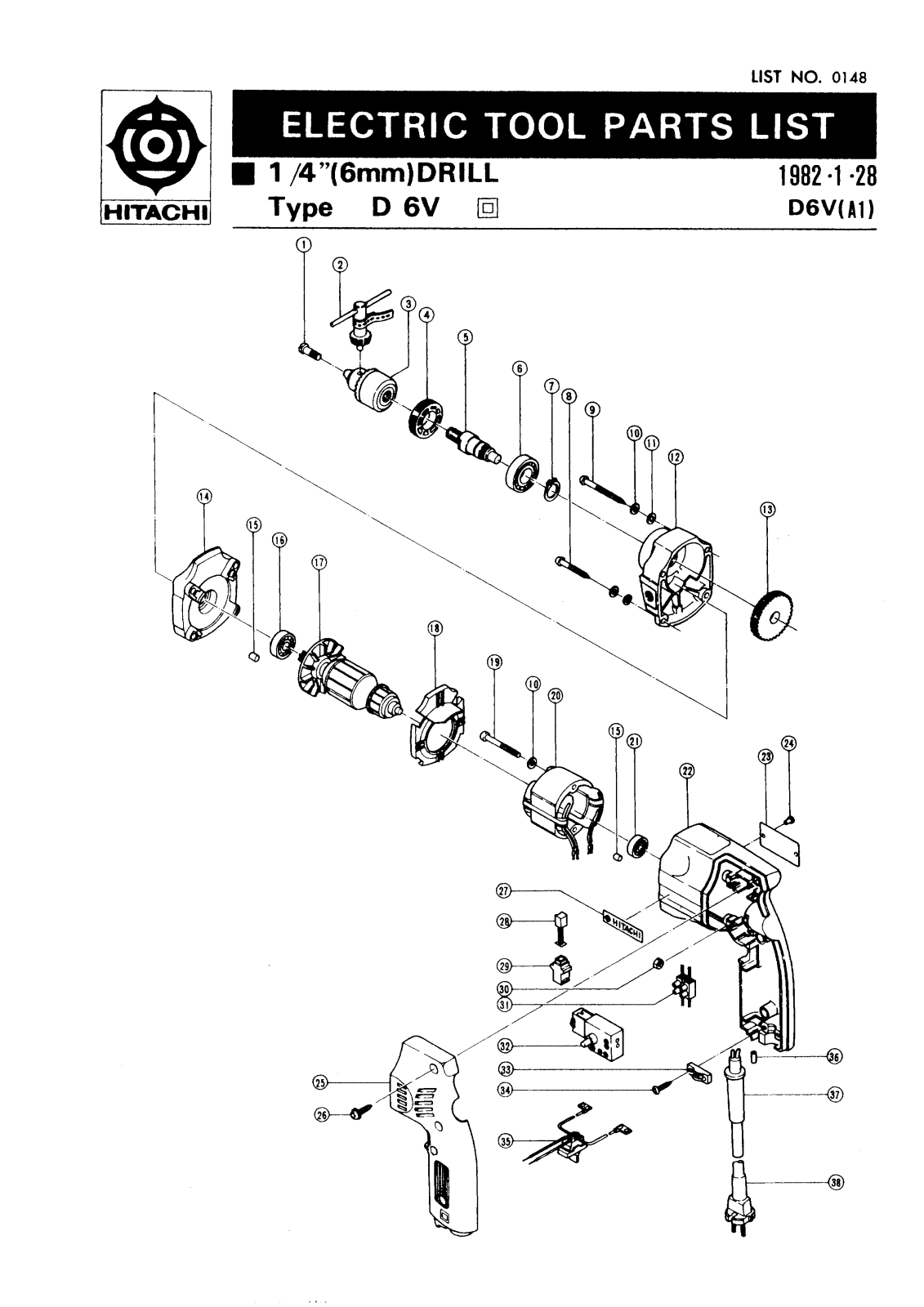 Hitachi D6V User Manual